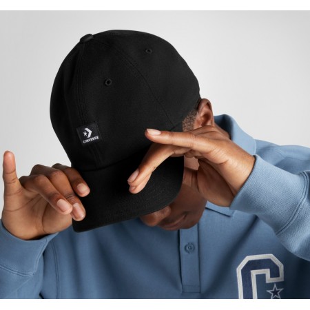 Star Chevron Baseball Cap-BLACK