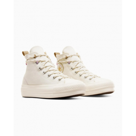 Chuck Taylor All Star Lift Platform Utility-Egret/Utility Sunflower