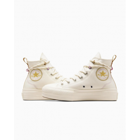 Chuck Taylor All Star Lift Platform Utility-Egret/Utility Sunflower