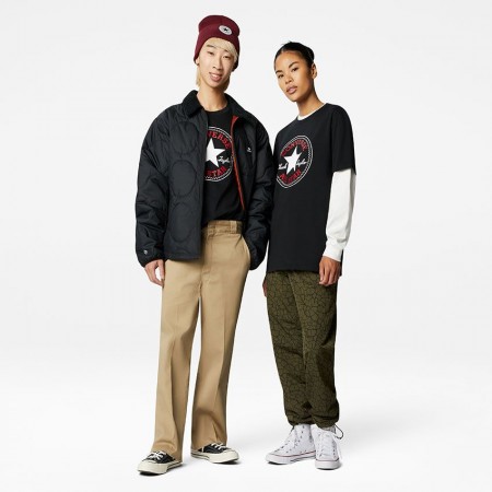 Converse Go-To All Star Patch Standard Fit T-Shirt-Black