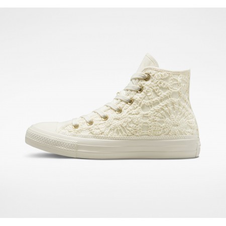 Chuck Taylor All Star Daisy Cord-Egret/Egret/Light Gold