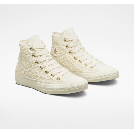 Chuck Taylor All Star Daisy Cord-Egret/Egret/Light Gold