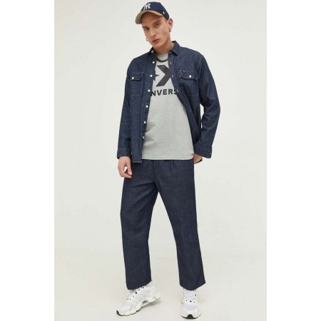 Converse Go-To Star Chevron Standard Fit T-Shirt-Vintage Grey