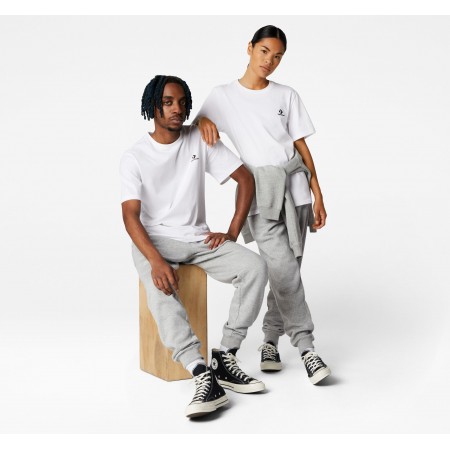 Converse Go-To Embroidered Star Chevron Standard Fit T-Shirt-White