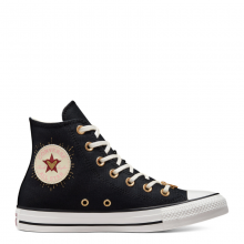 Chuck Taylor All Star Hearts-Black/White/Back Alley Brick