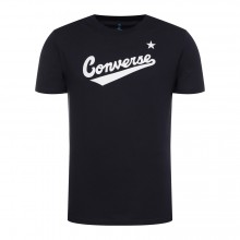Nova Center Front Tee-Obsidian