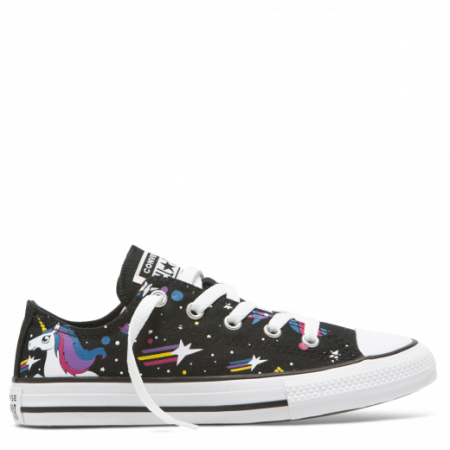 Chuck Taylor All Star Unicorns Low Top - Fekete alacsony szárú