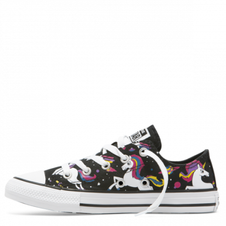 Chuck Taylor All Star Unicorns Low Top - Fekete alacsony szárú