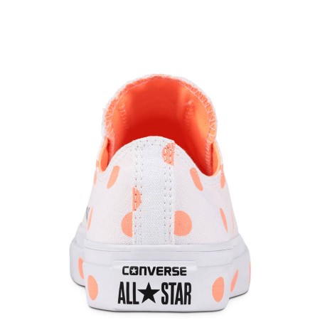 CONVERSE CHUCK TAYLOR ALL STAR WOMEN'S LOW TOP WHITE/CRIMSON PULSE/WHITE