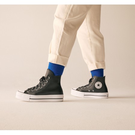 Chuck Taylor All Star Lift Platform Leather-Black