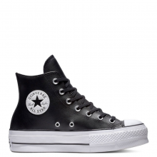 Chuck Taylor All Star Lift Platform Leather-Black