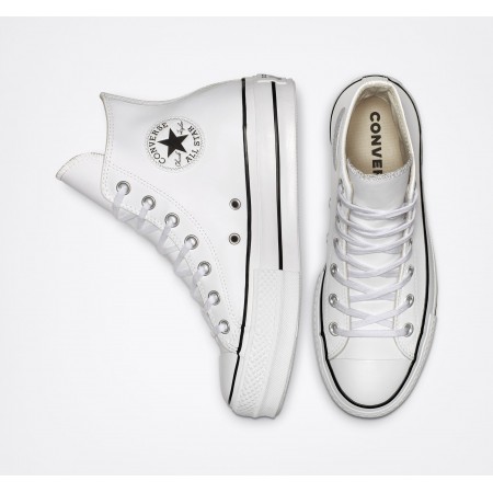 Chuck Taylor All Star Lift Platform Leather-White
