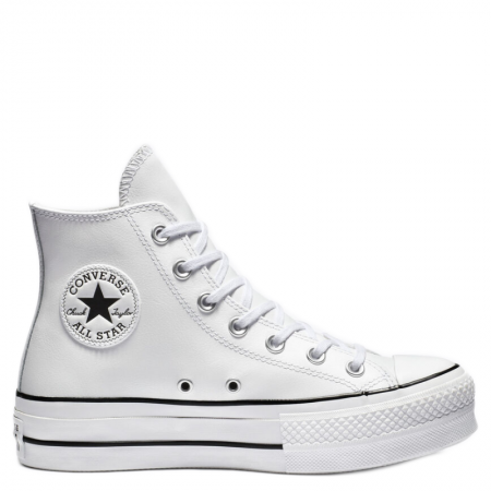 Chuck Taylor All Star Lift Platform Leather-White
