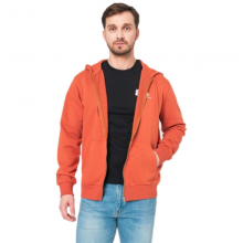 Star Chevron Emb Hoodie-Orange